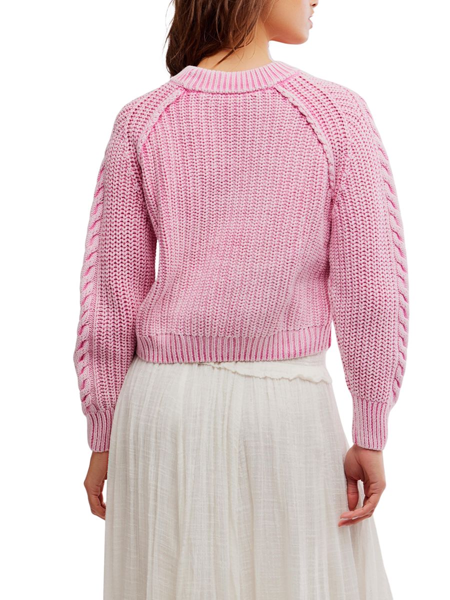Free People Frankie Cable Sweater