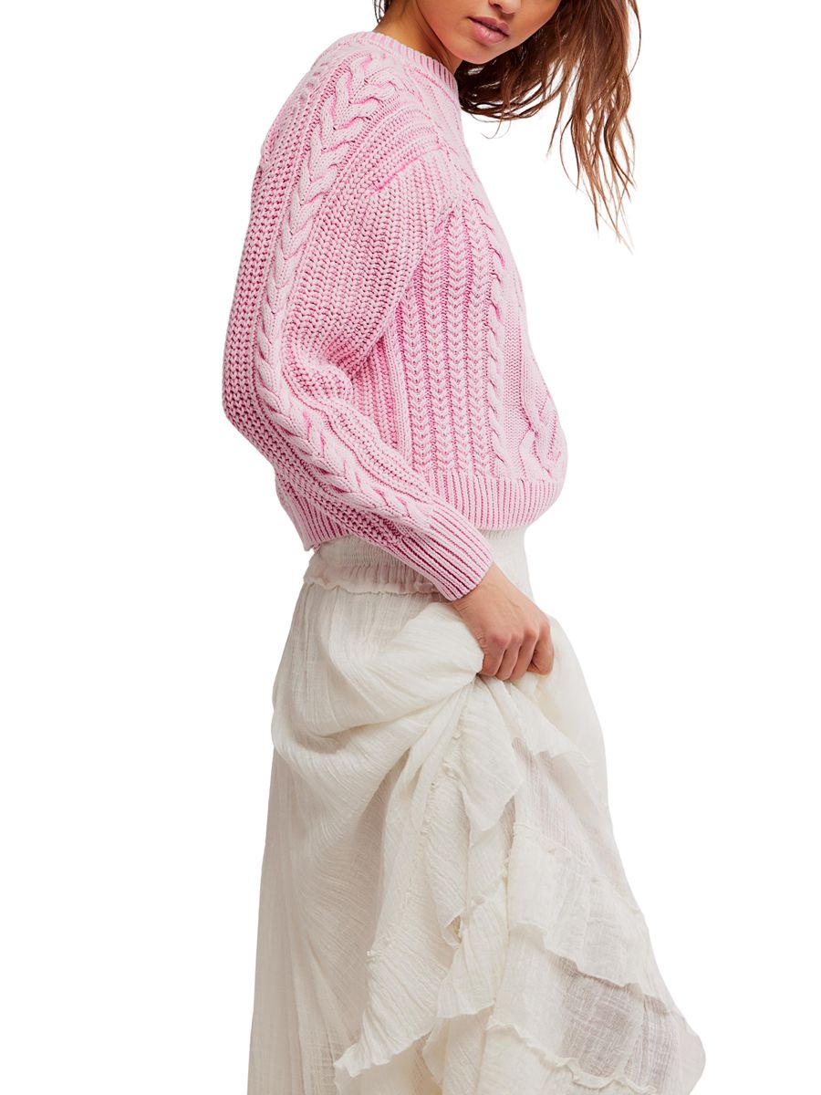 Free People Frankie Cable Sweater