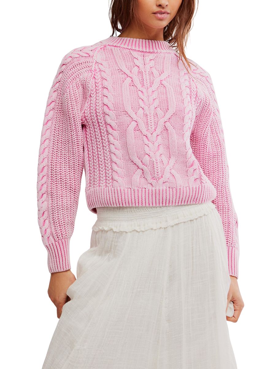 Free People Frankie Cable Sweater