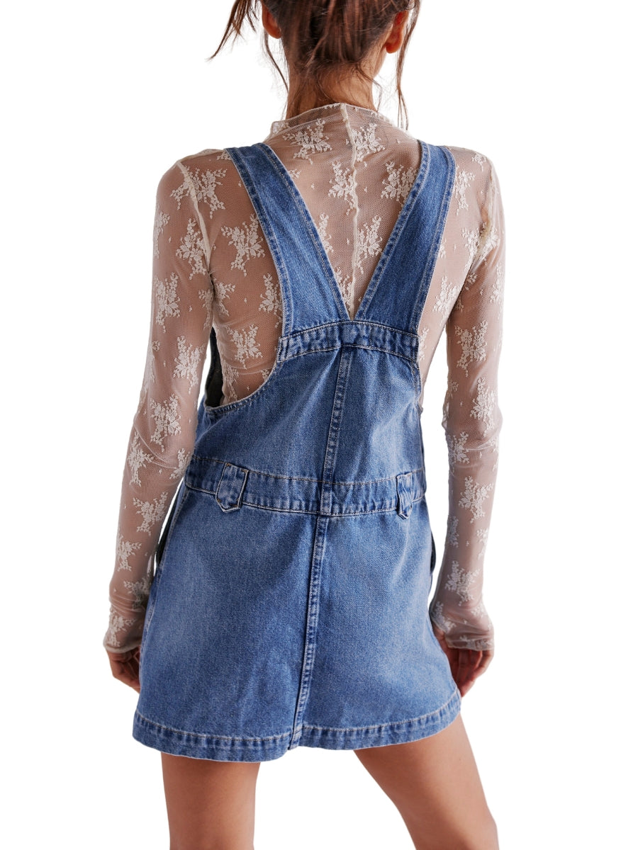 Free People Edie Denim Skirtall