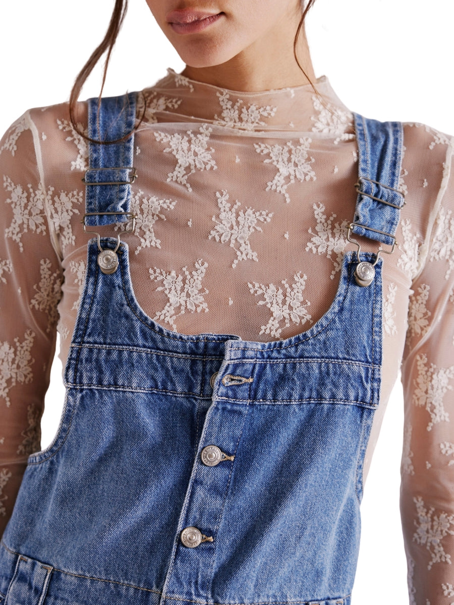 Free People Edie Denim Skirtall