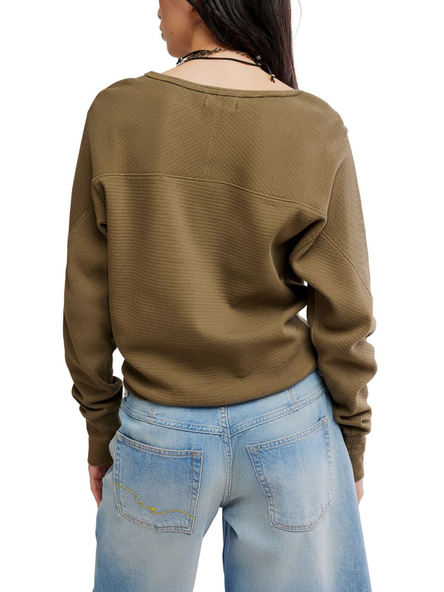 Free People Jess Long Sleeve Top
