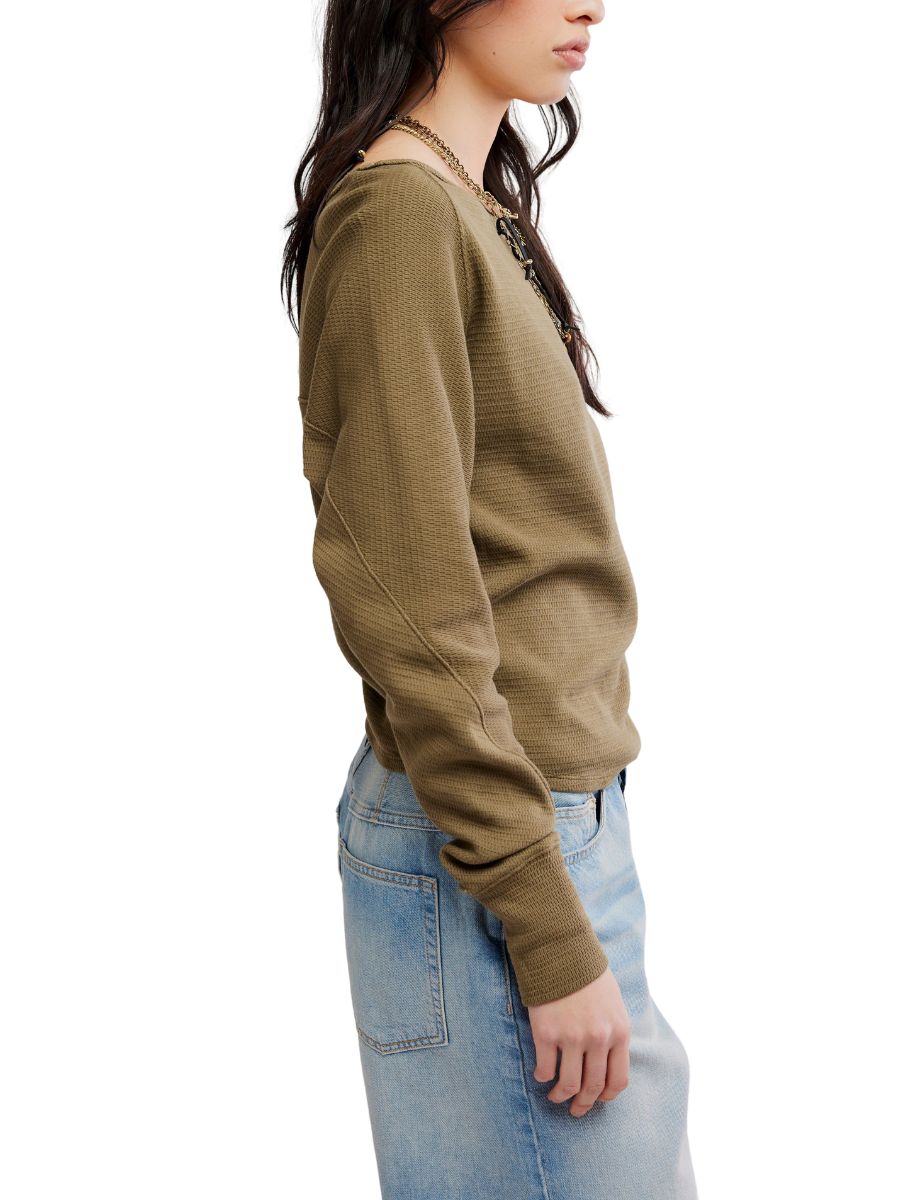 Free People Jess Long Sleeve Top