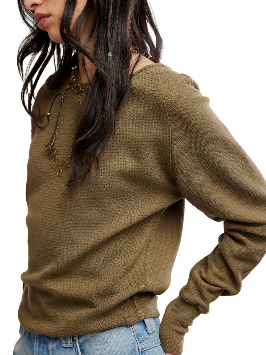 Free People Jess Long Sleeve Top