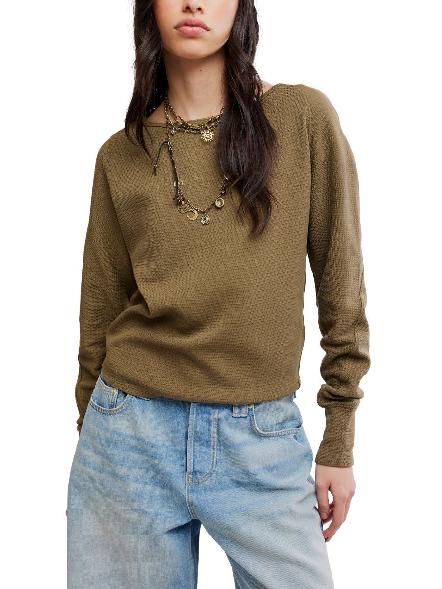 Free People Jess Long Sleeve Top