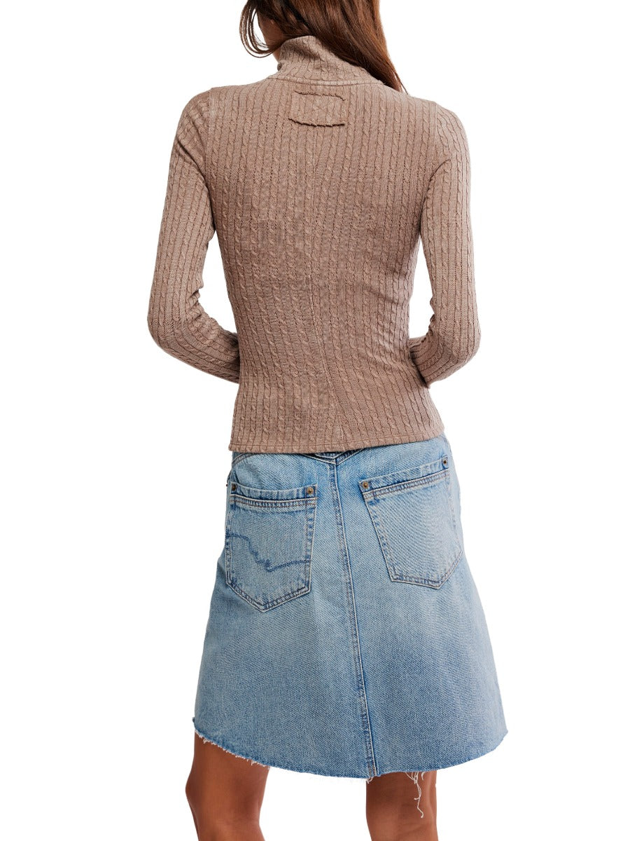 Free People Brunch Girl Zip Up