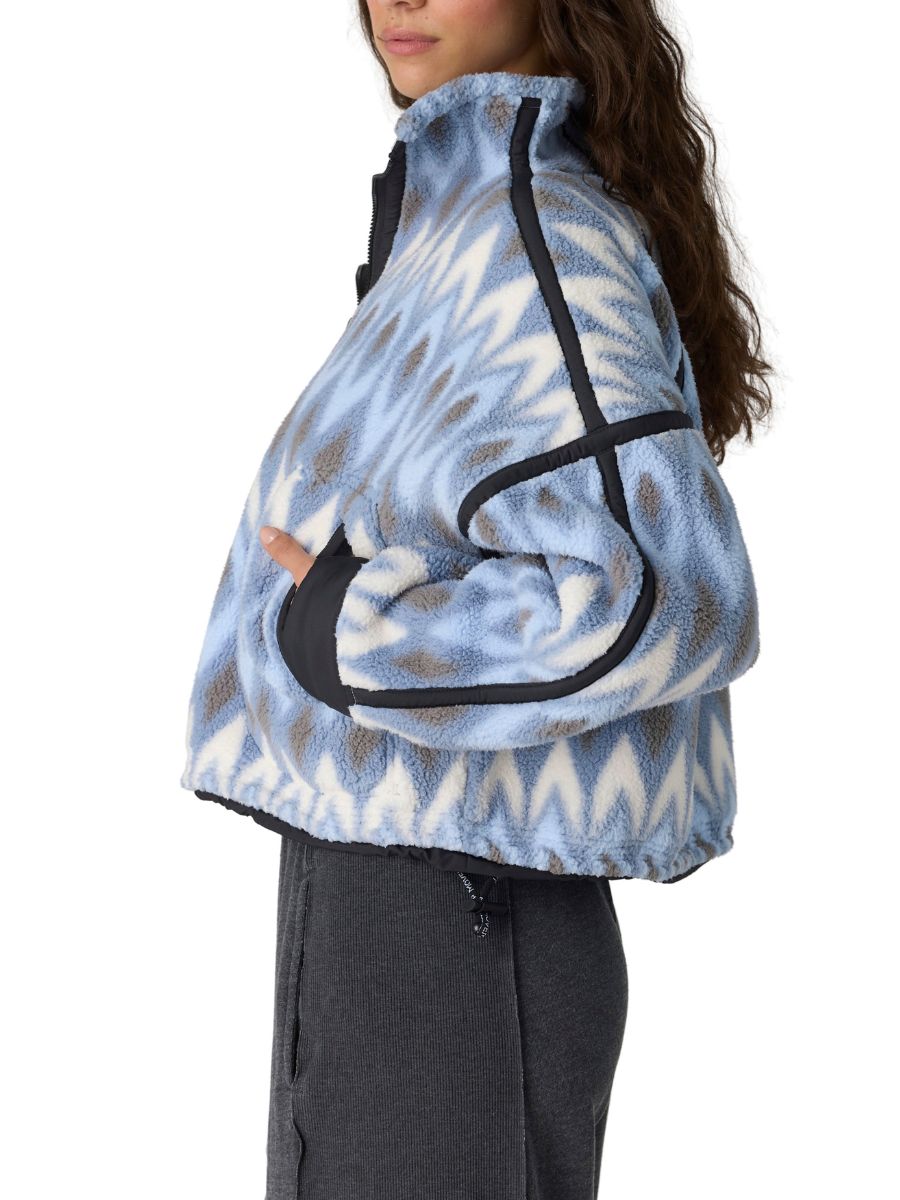 Free People Printed Mountain High ½ Zip Fleece