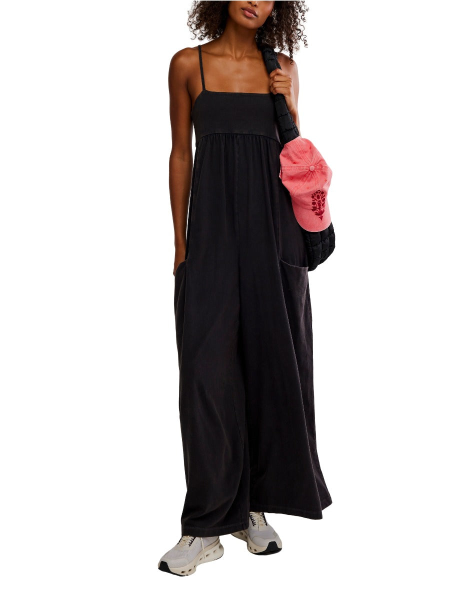 Free People Hot Shot Strappy Onesie