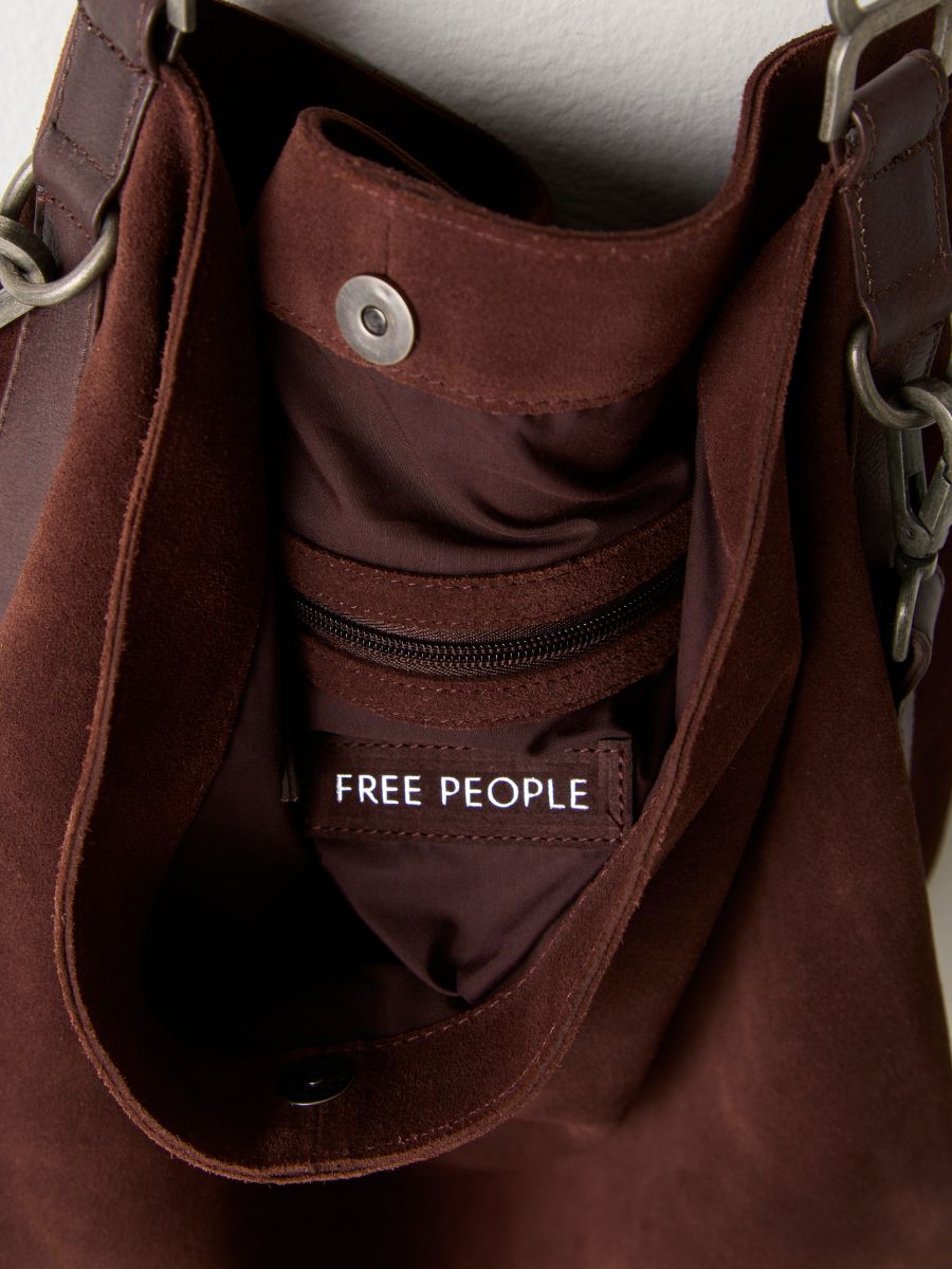 Free People Suzie Suede Slouch Tote Bag
