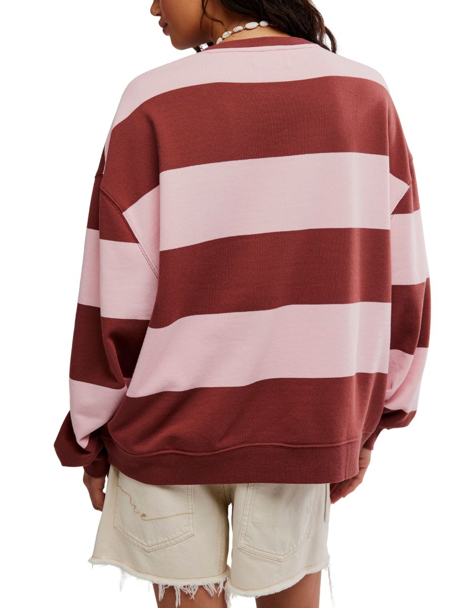 Free People Classic Striped Crewneck Top
