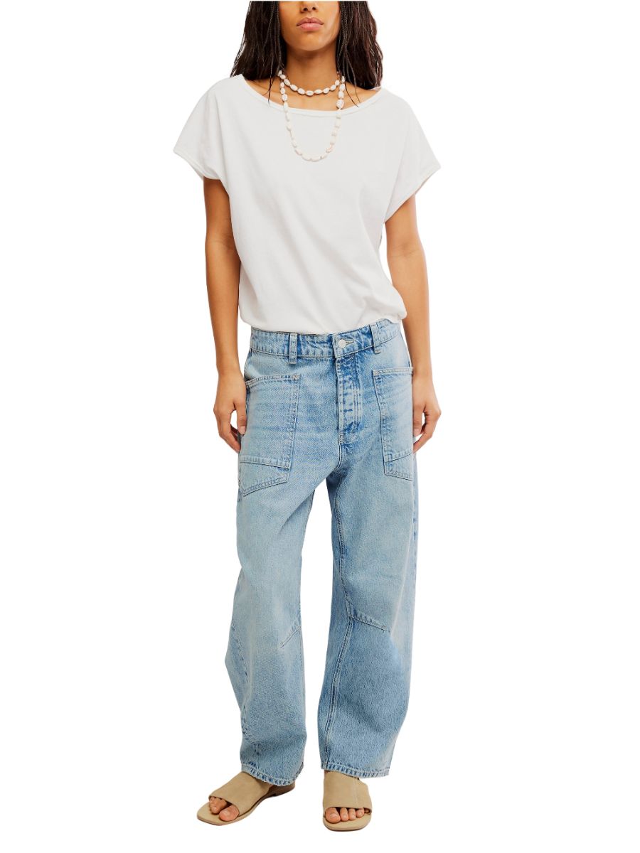 Free People Minimalist Moxie Boyfriend Jean