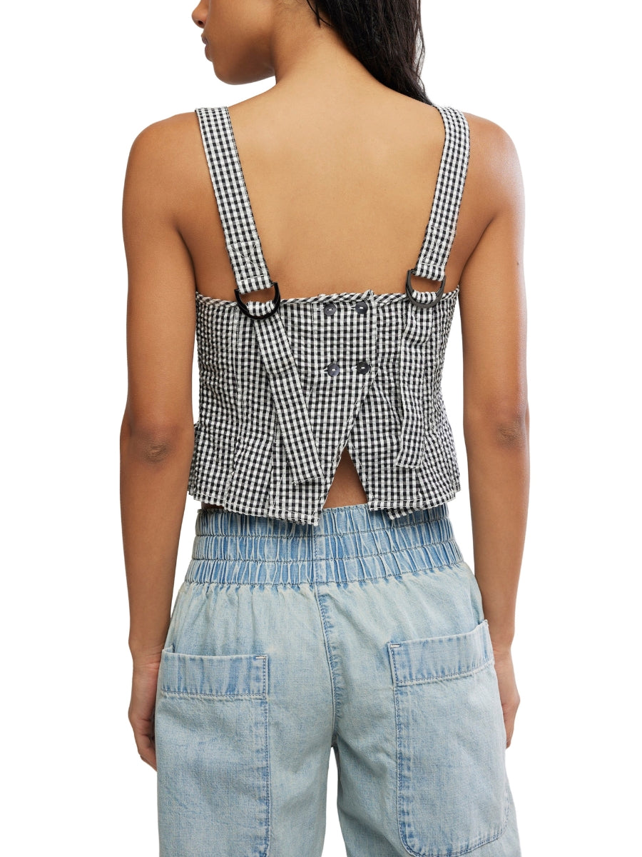 Free People Sunfaded Top
