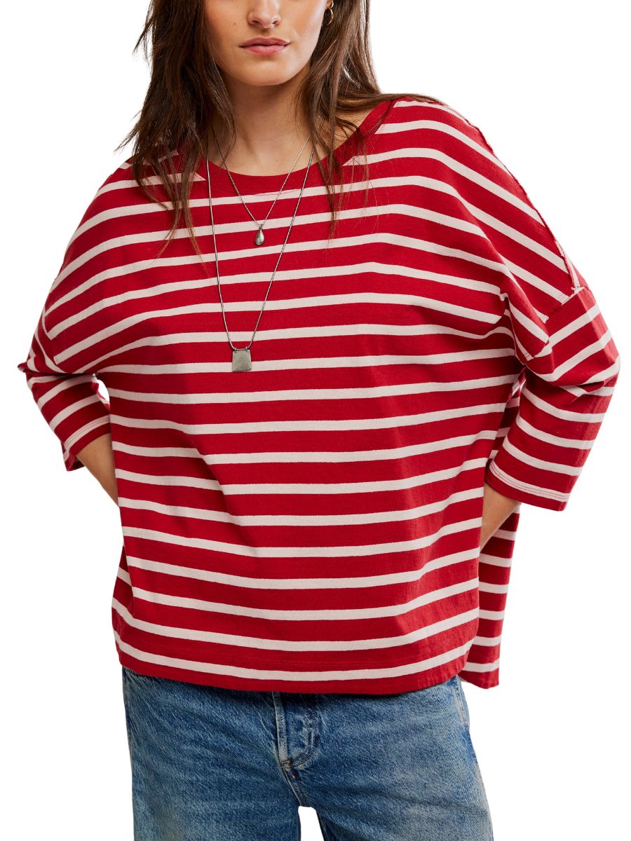 Free People Two Sense Long Sleeve Top
