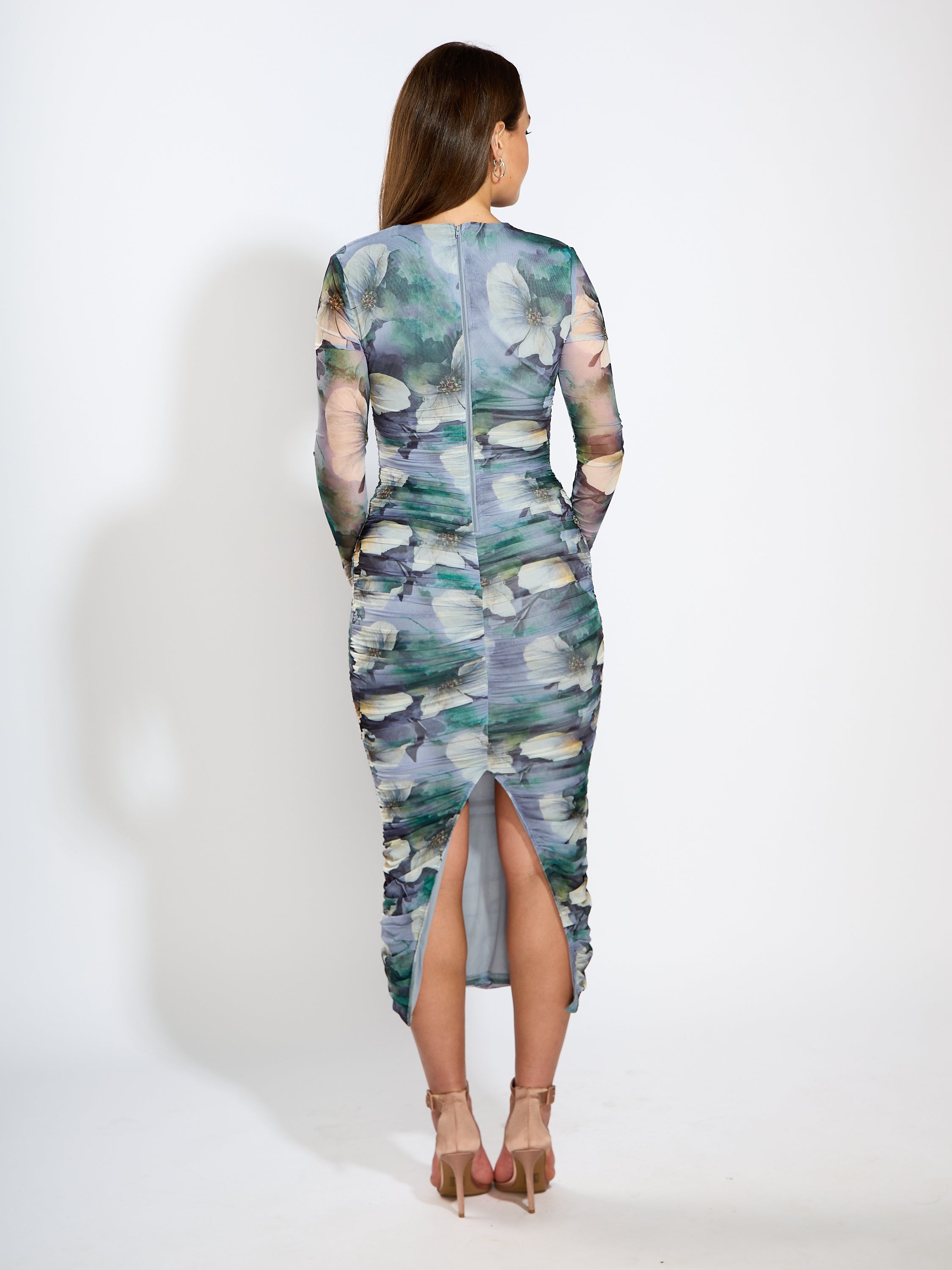 Karma Floral Mesh Dress