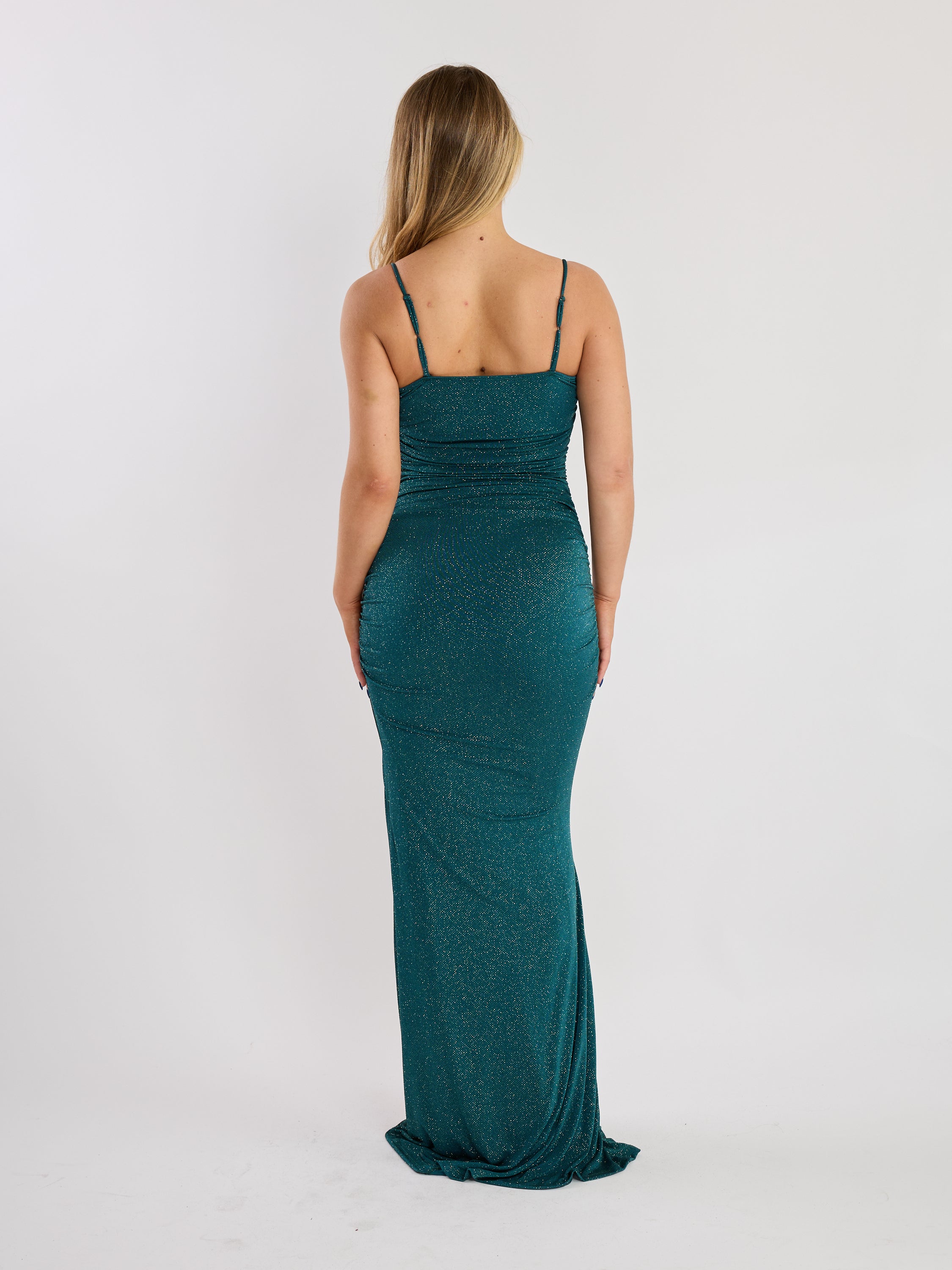 Lucia Slinky Glitter Long Dress