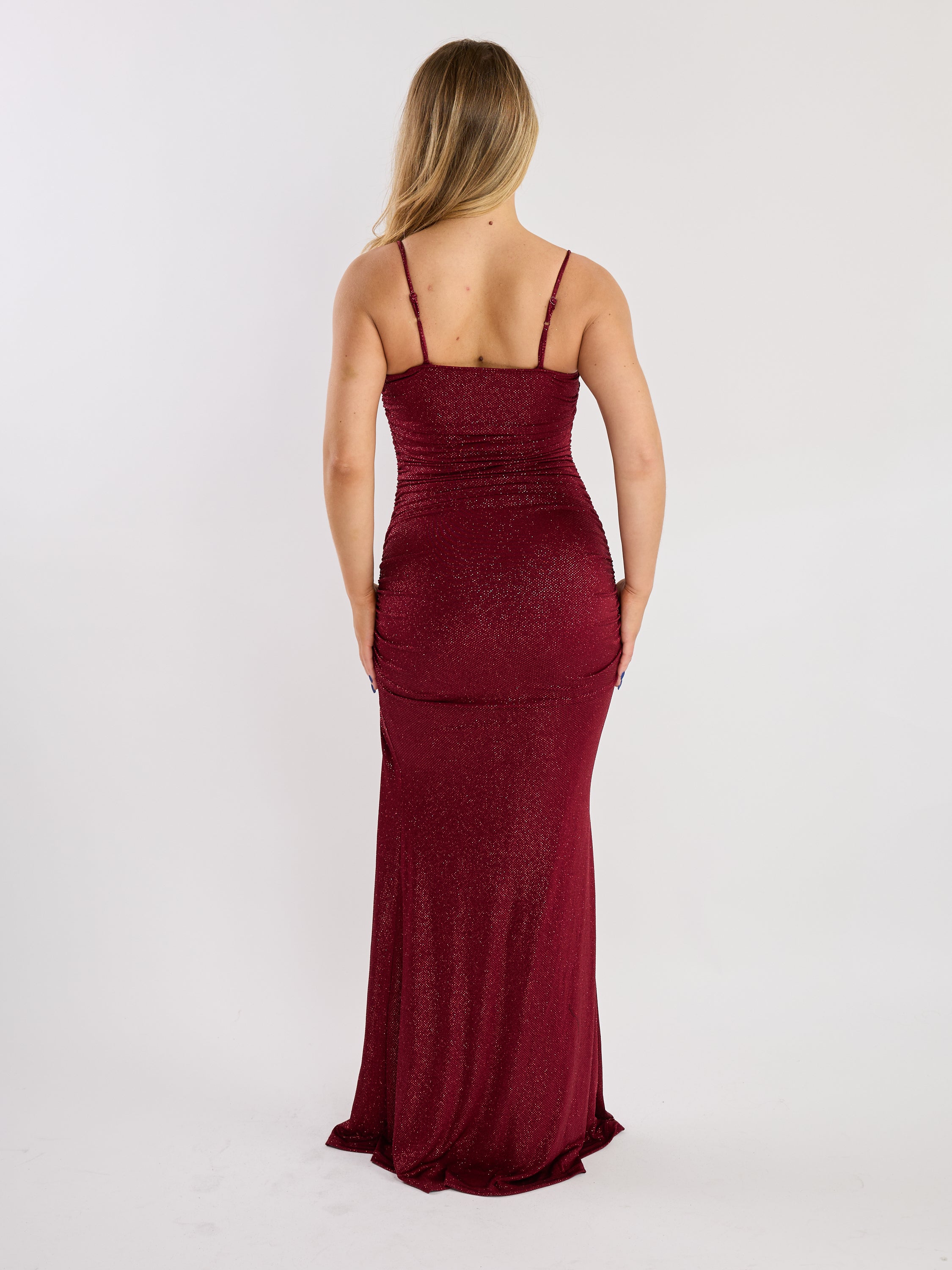 Lucia Slinky Glitter Long Dress