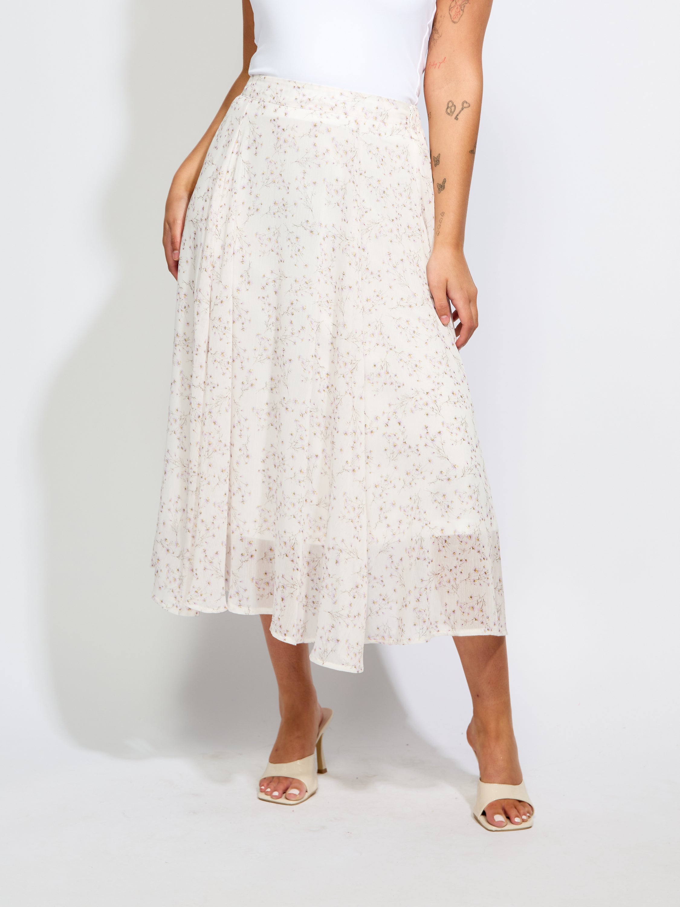 June Floral Skirt