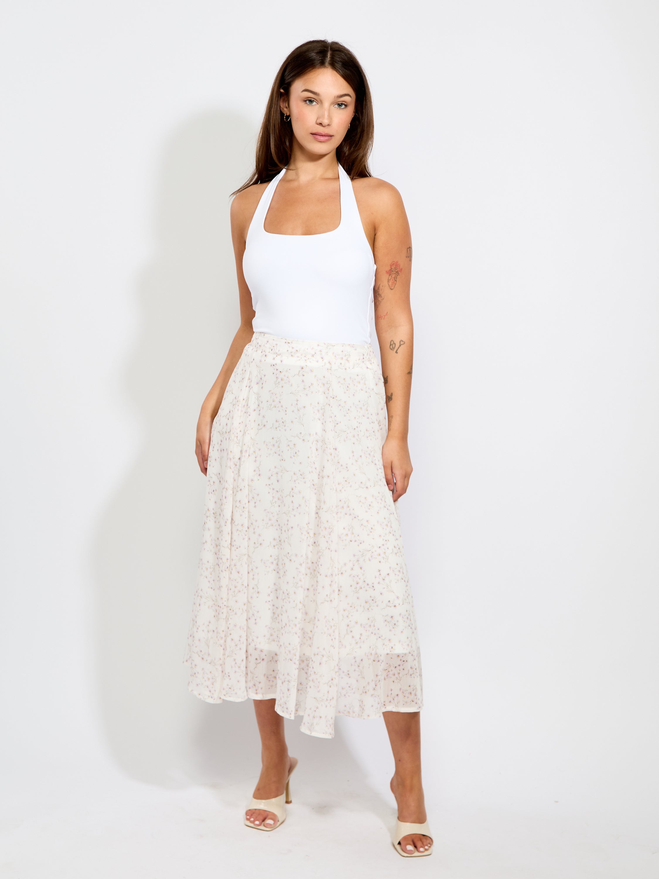 June Floral Skirt