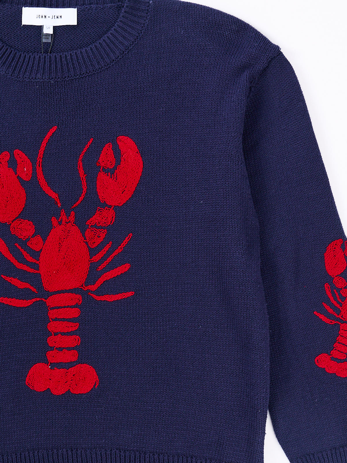 Caesar Lobster Long Sleeve Crewneck Sweater