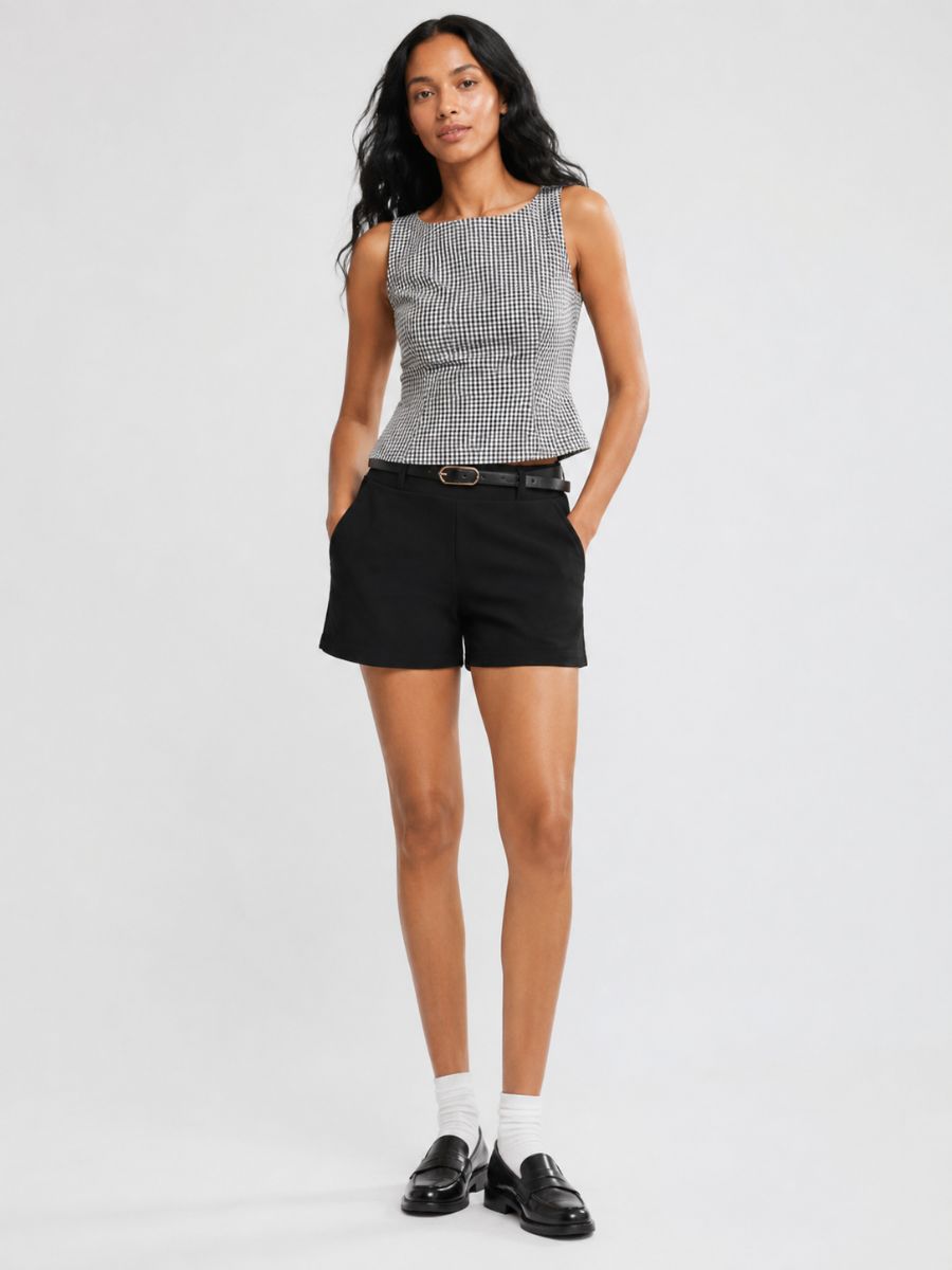 Sharon Belt Scuba Short