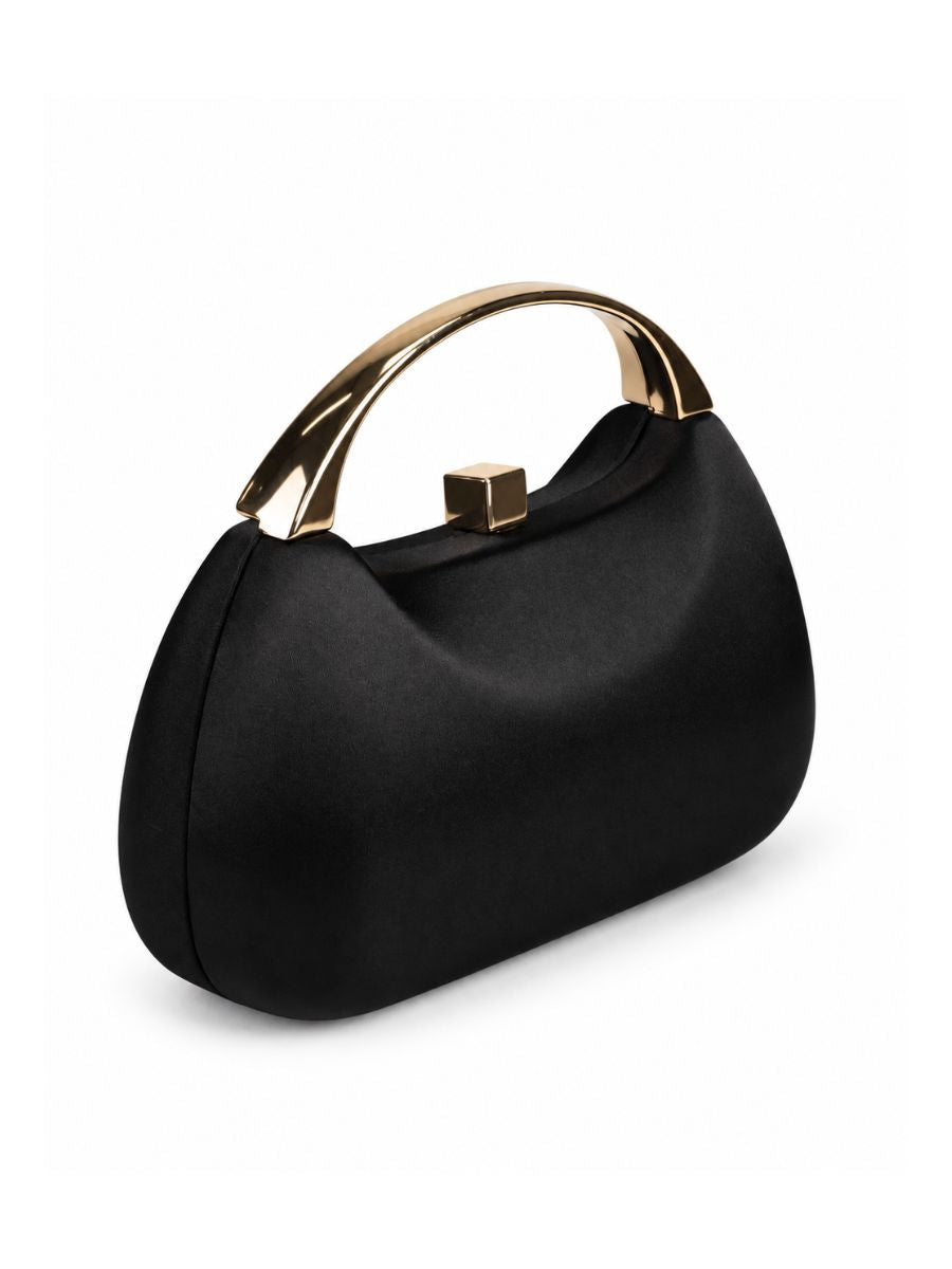 Jett Satin Clutch Bag