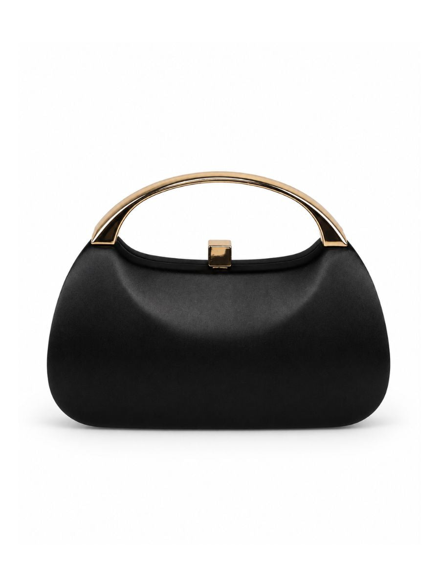 Jett Satin Clutch Bag
