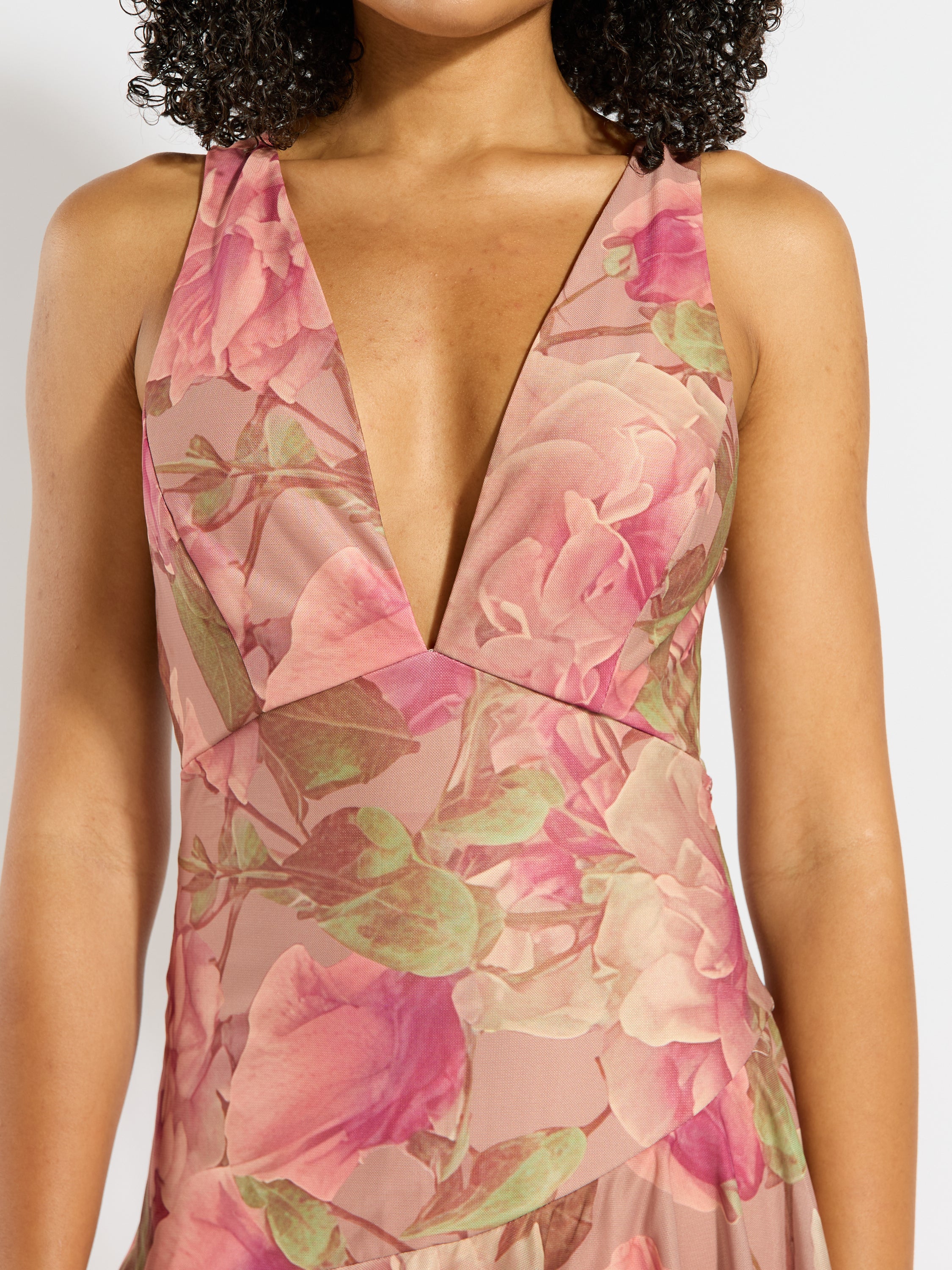 Taylor Ruffle Floral Dress