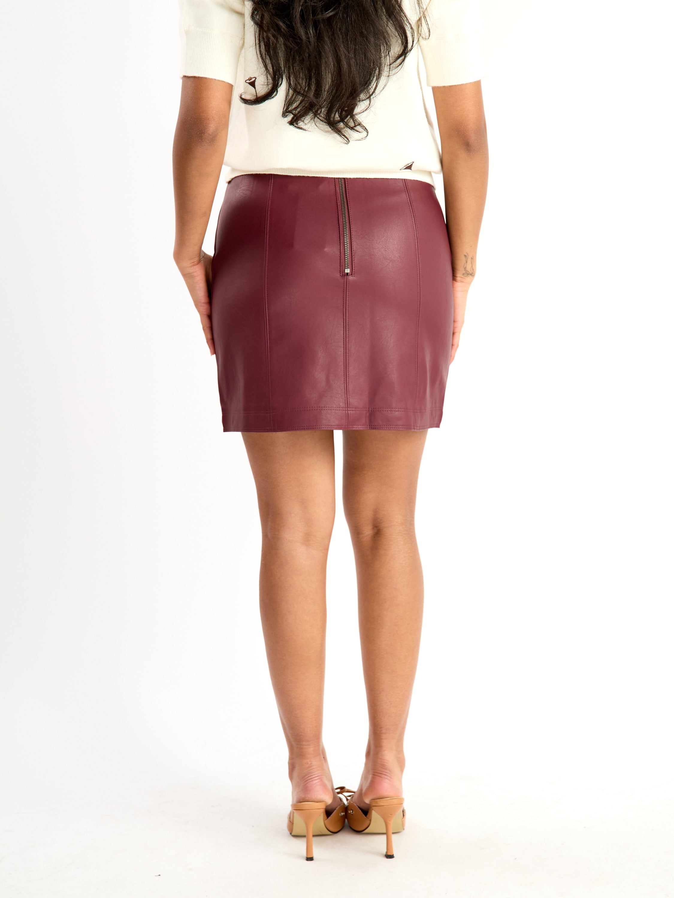 Reece PU Mini Skirt