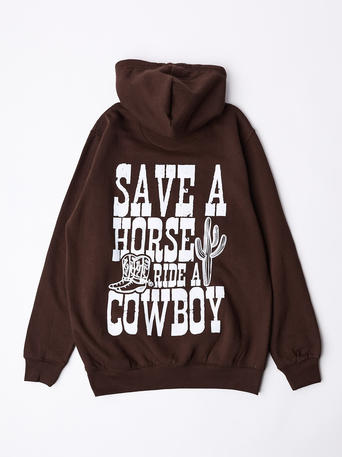 Save a Horse Ride a Cowboy Graphic Hoodie