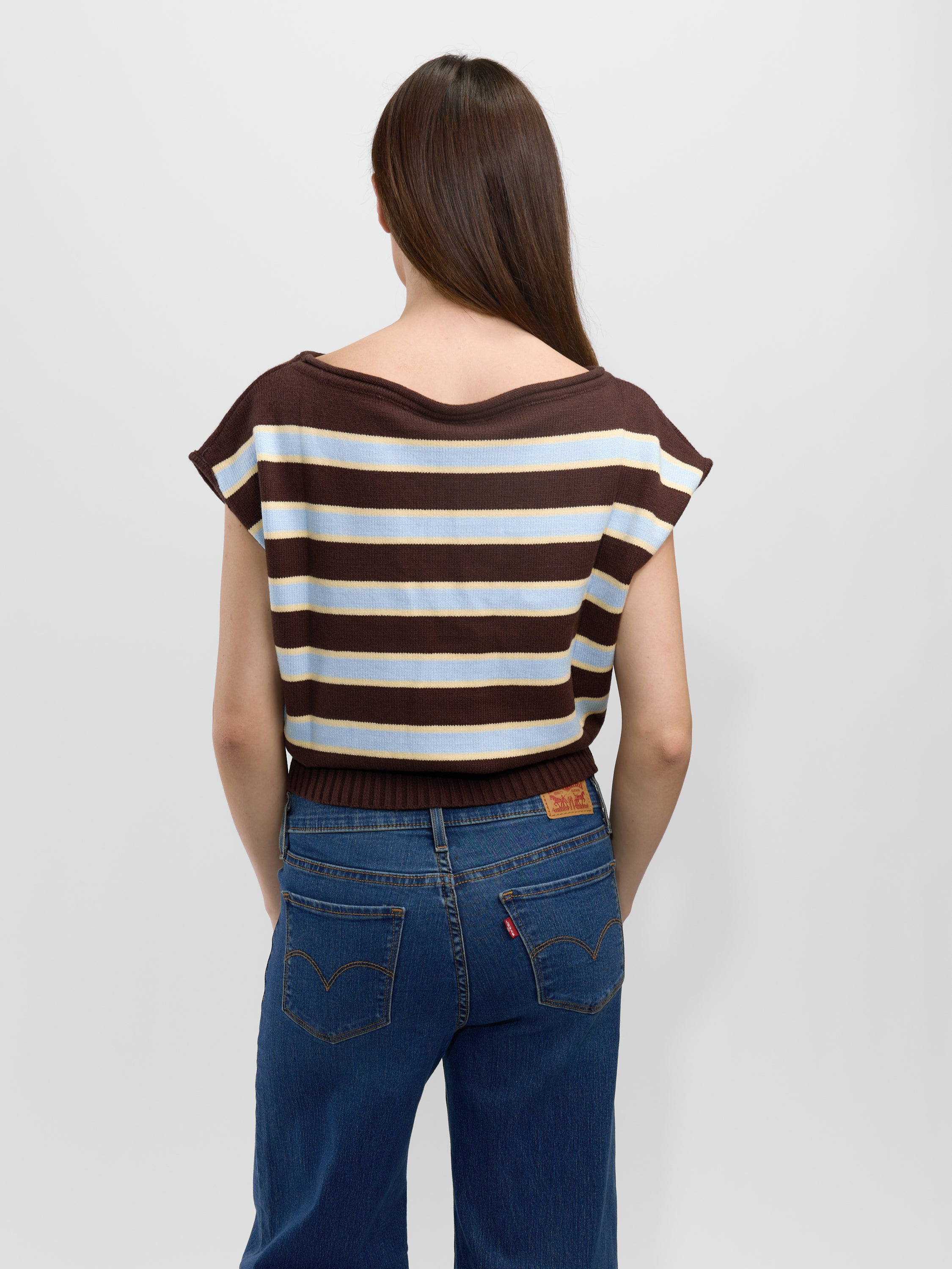 Willa Boatneck Short Sleeve Sweater