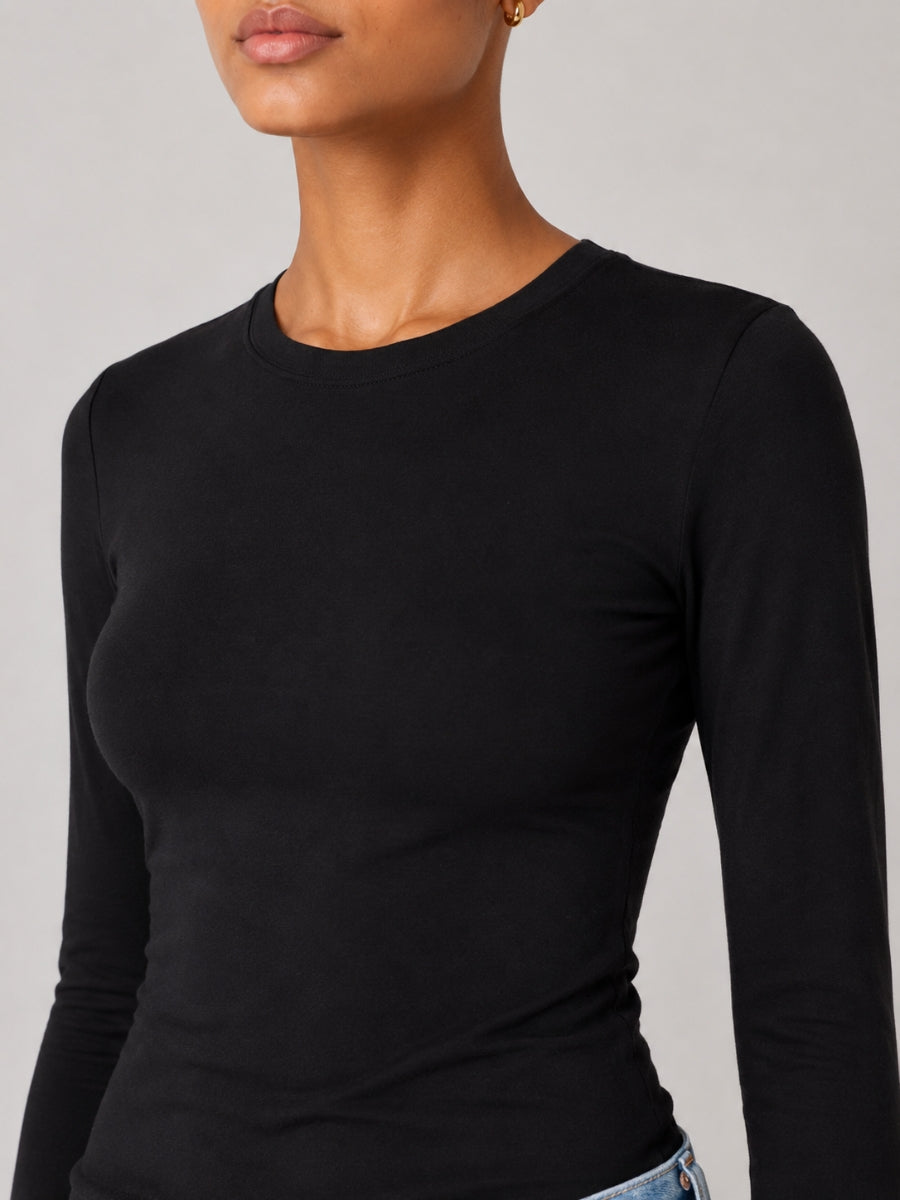 High Neck Long Sleeve Top