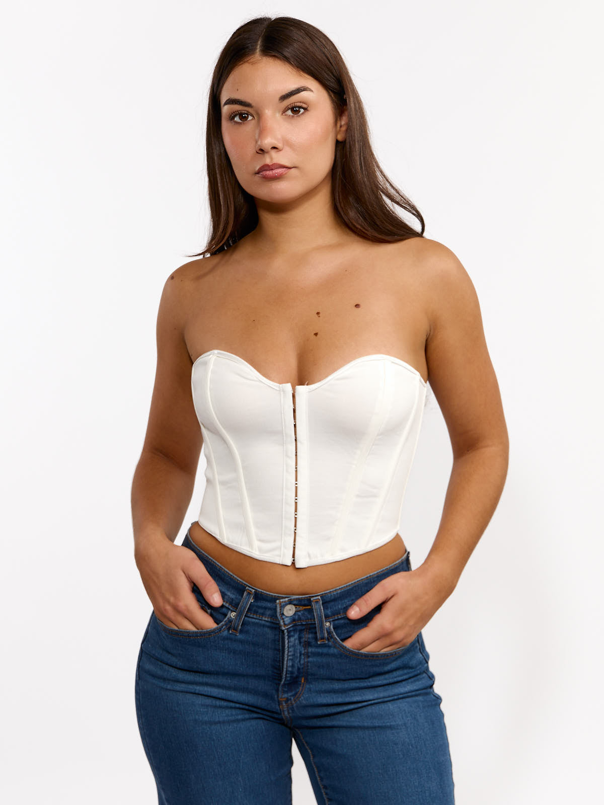 Solene Strapless Corset Top