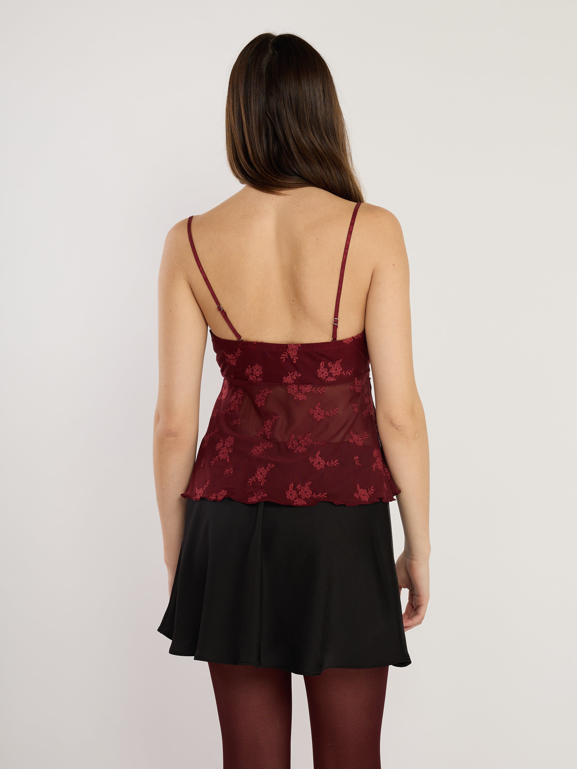 Lauriel Mesh Camisole Top