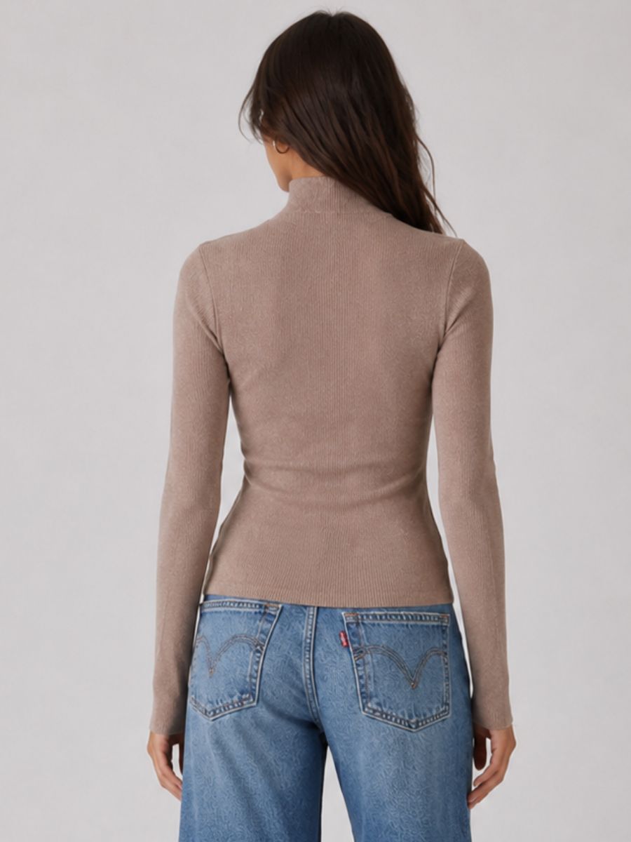 Reve Button Knit Top