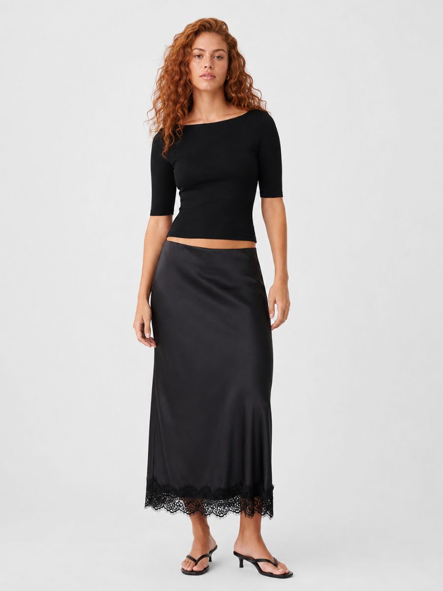 Form 3/4 Boatneck Knit Top