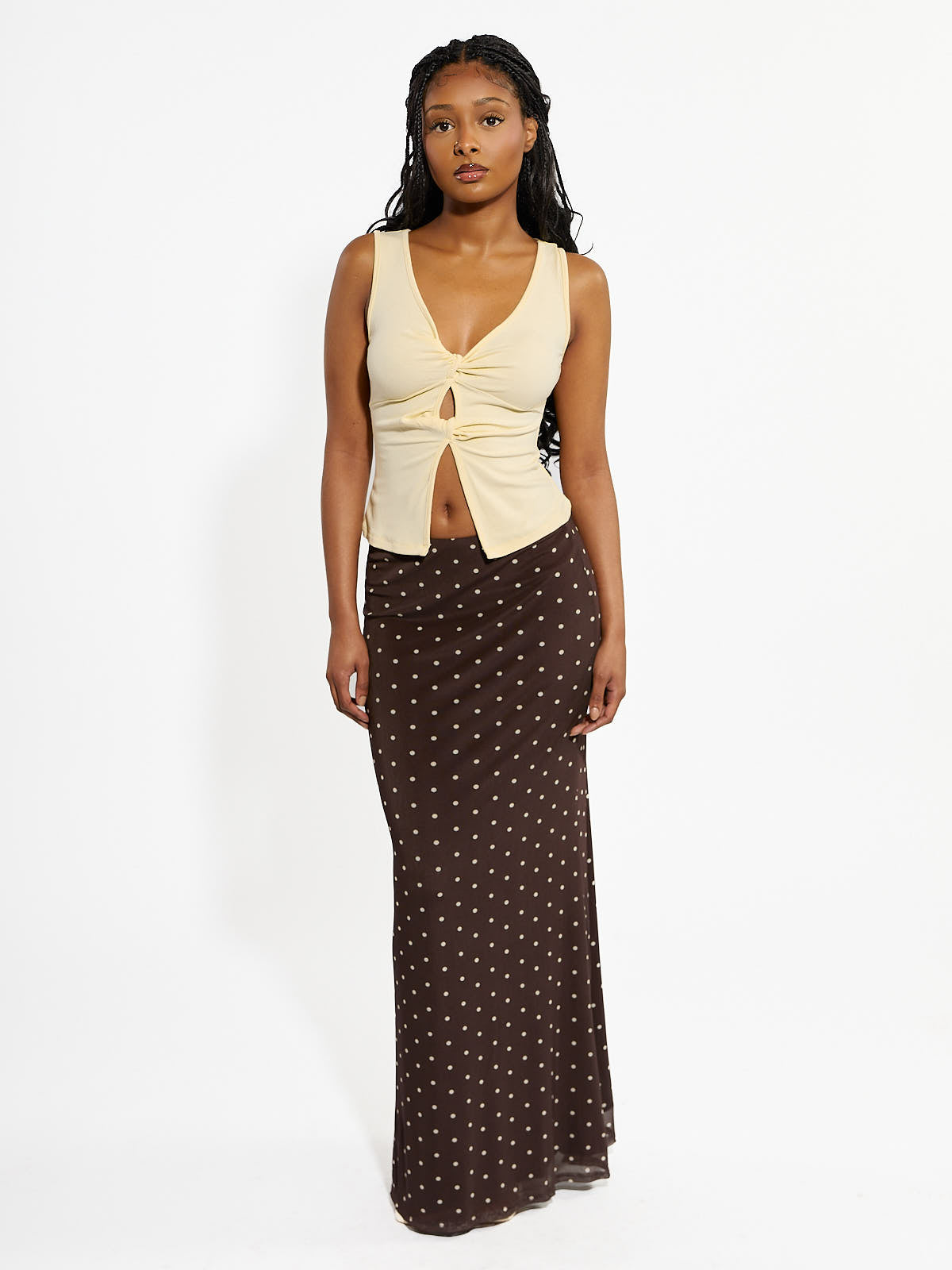 Reform Open Twist Sleeveless Top