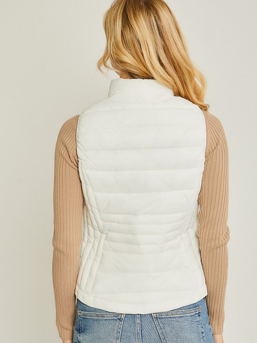 Piped Puff Vest