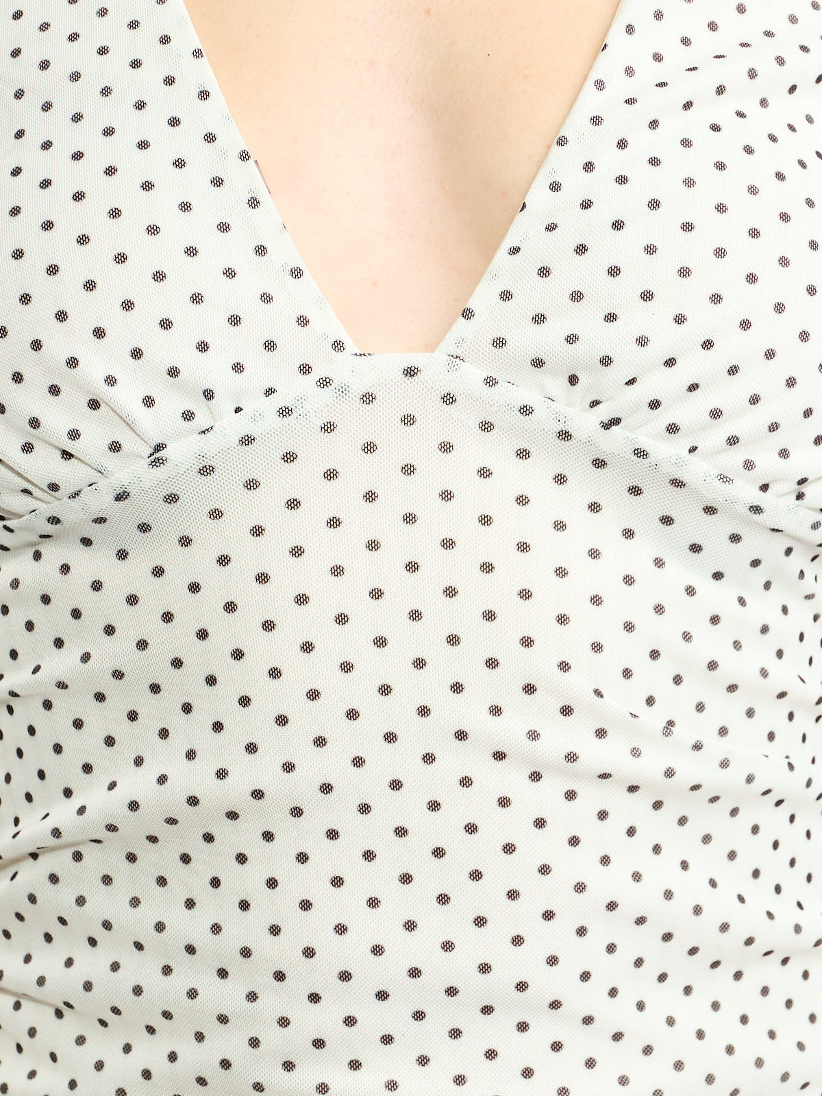Jude Mesh Polka Dot Top
