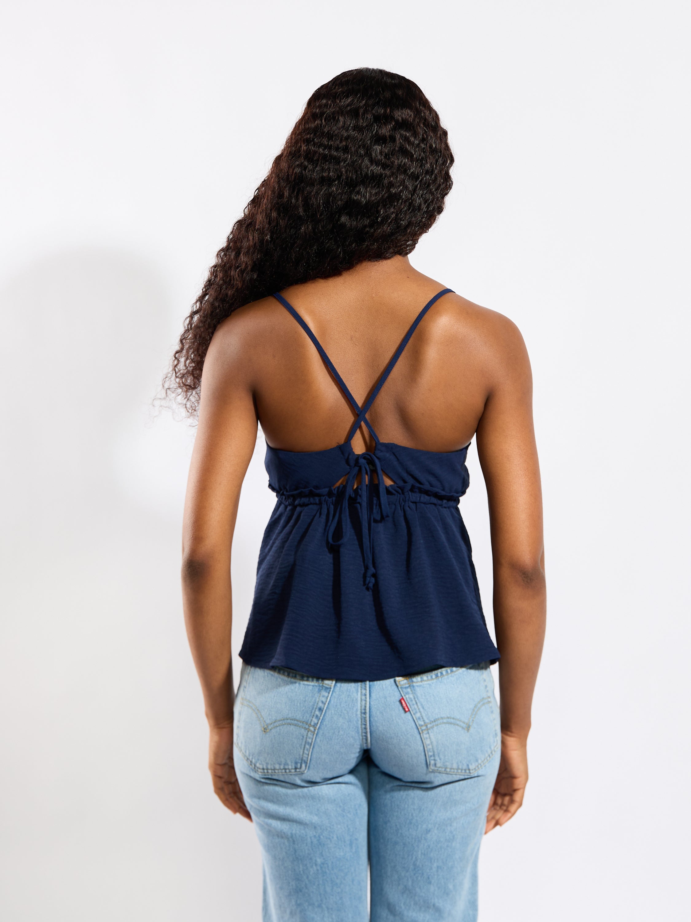 Peplum V-Neck Blouse