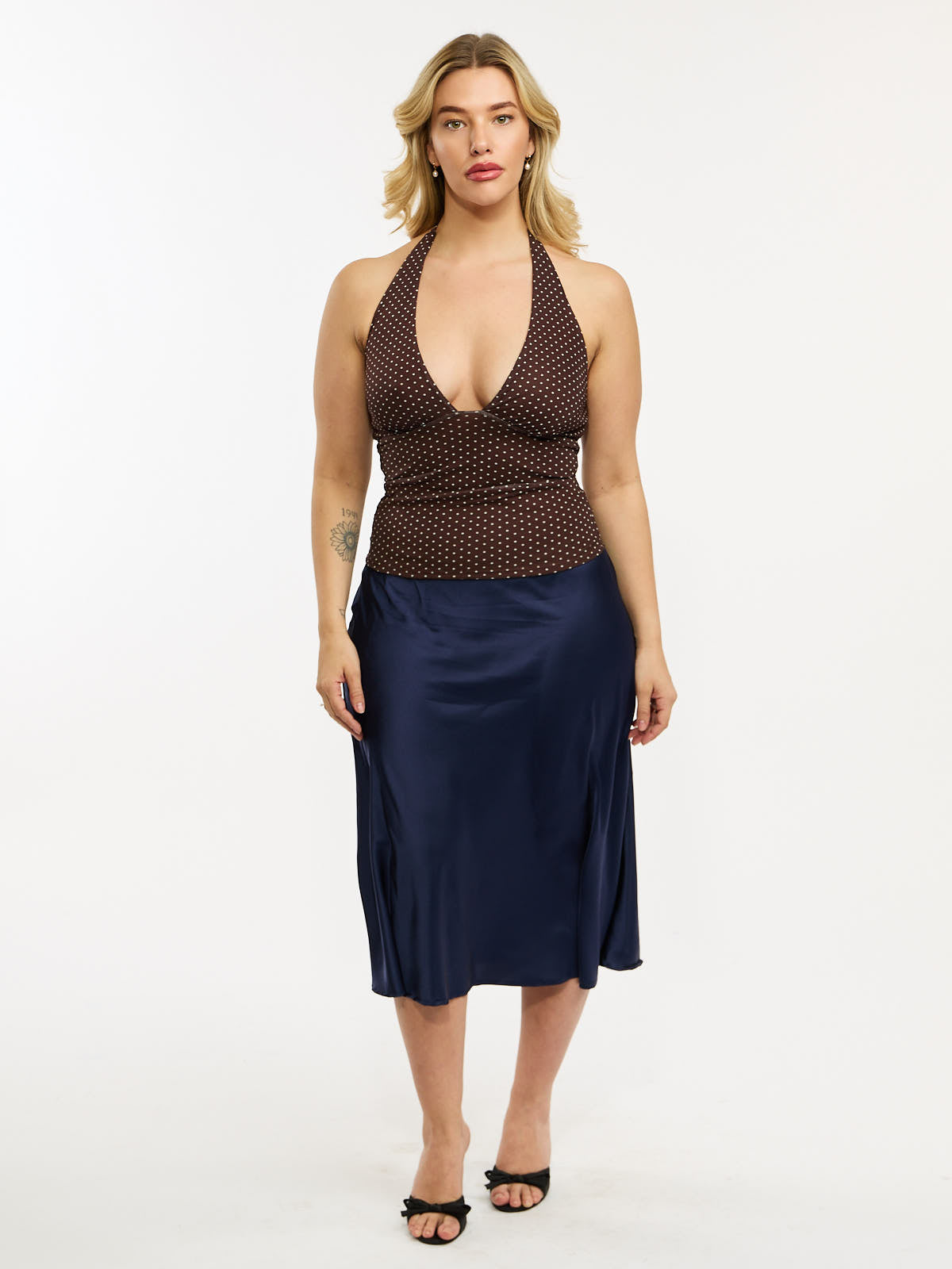 Abby Satin Skirt