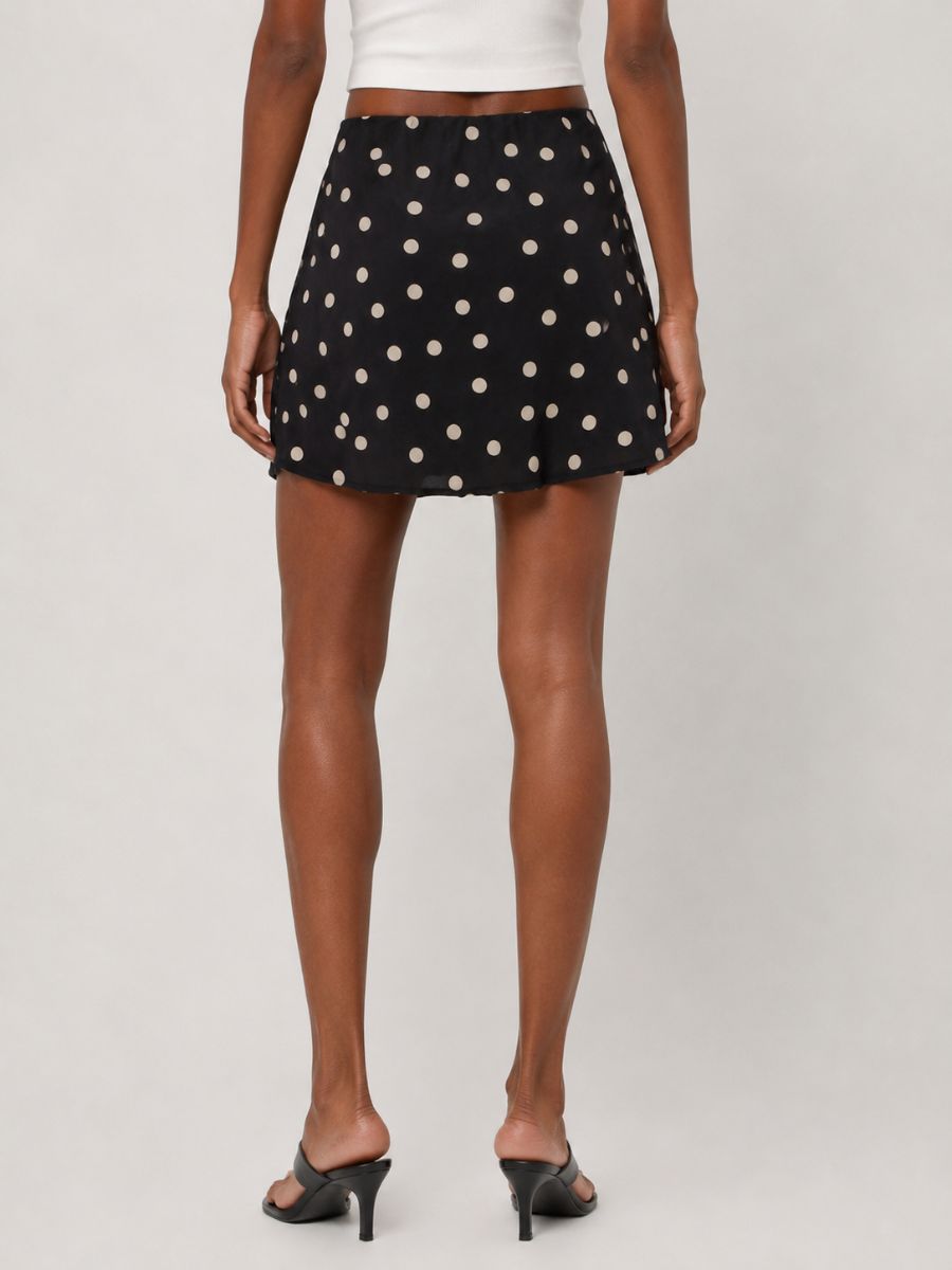 Polly Polka Dot Mini Skirt