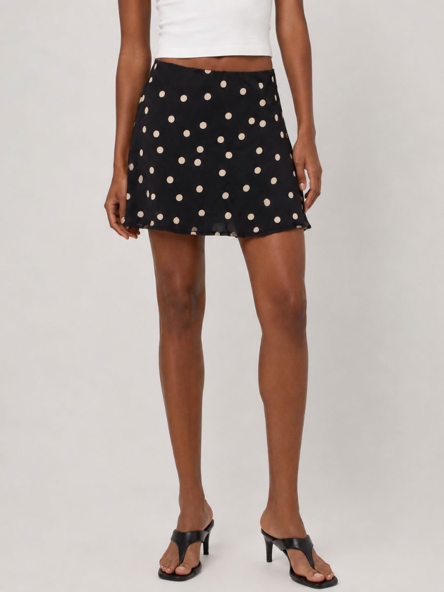Polly Polka Dot Mini Skirt
