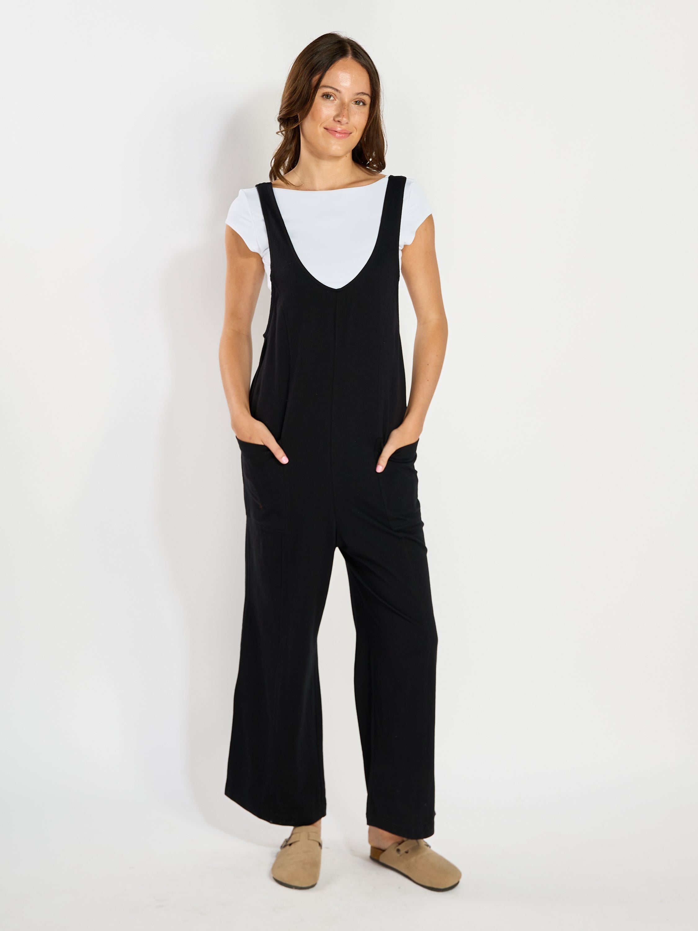 Brasilia Jersey Denim Jumpsuit